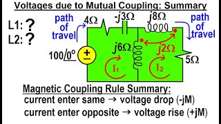 Electrical Engineering: Ch 14 Magnetic Coupling (16 of 55) Voltage Due to Mutual Coupling: Summary