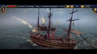 Napoleon: Total War - Epic 4 vs 4 Naval Battle: French Rocket Ships vs British Ironclads!
