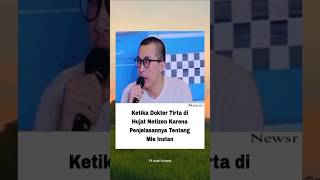 Ketika Dokter Tirta di Hujat Netizen #drtirta #tuahkreasi #shorts