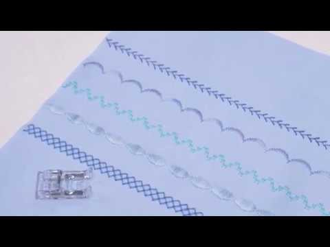 Satin Stitch Sewing Machine Tutorial