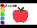 How to draw apple 🍎//very easy and beautiful drawing step by step 
