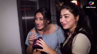 Surbhi Chandna And Aditi Bhatia From Birthday Celebration Shivangi Joshi