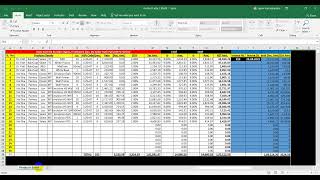 How To Fill Color and No Border Change with Merge Cell on Excel