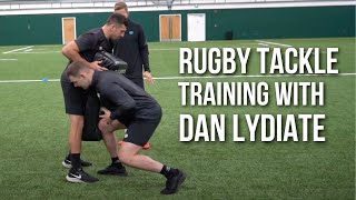 HOW TO RUGBY TACKLE, RUGBY BIG HITS!! DAN LYDIATE: