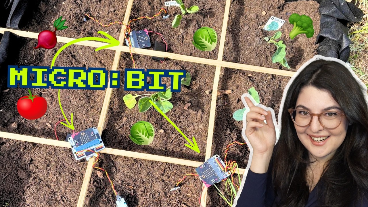I added electronics to my garden to help me keep plants alive (DIY robotics)