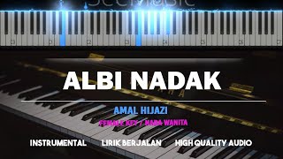 ALBI NADAK ( Karaoke Akustik Piano - FEMALE KEY ) - Amal Hijazi