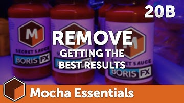 20b Getting the Best Results from Remove [Mocha Essentials]