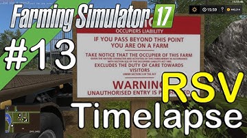 Farming Simulator 2017 - RSV - Timelapse #13 - Producing Manure