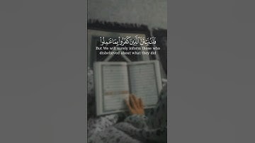 ايات قرانية بصوت الشيخ ماهر المعيقلي سورة فصلت ❤️