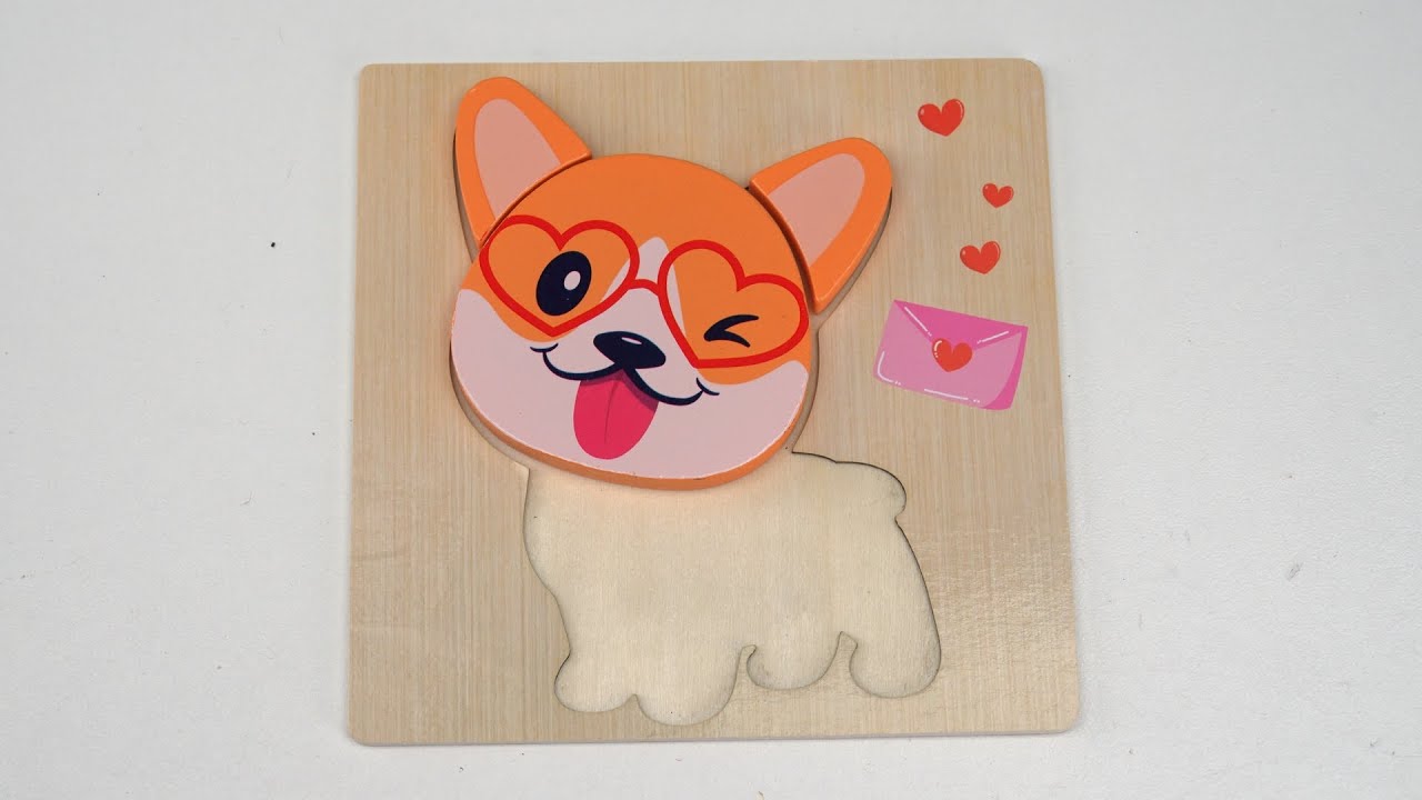 Cute and Colorful Children's Activity Valentine's Day Puzzles!