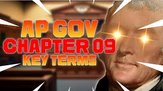 AP GOV Chapter 9 Key Terms + Notes