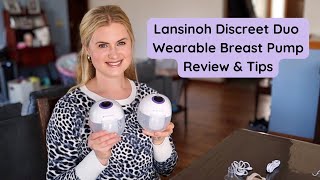 Lansinoh Discreet Duo Wearable Breast Pump Review & Tips