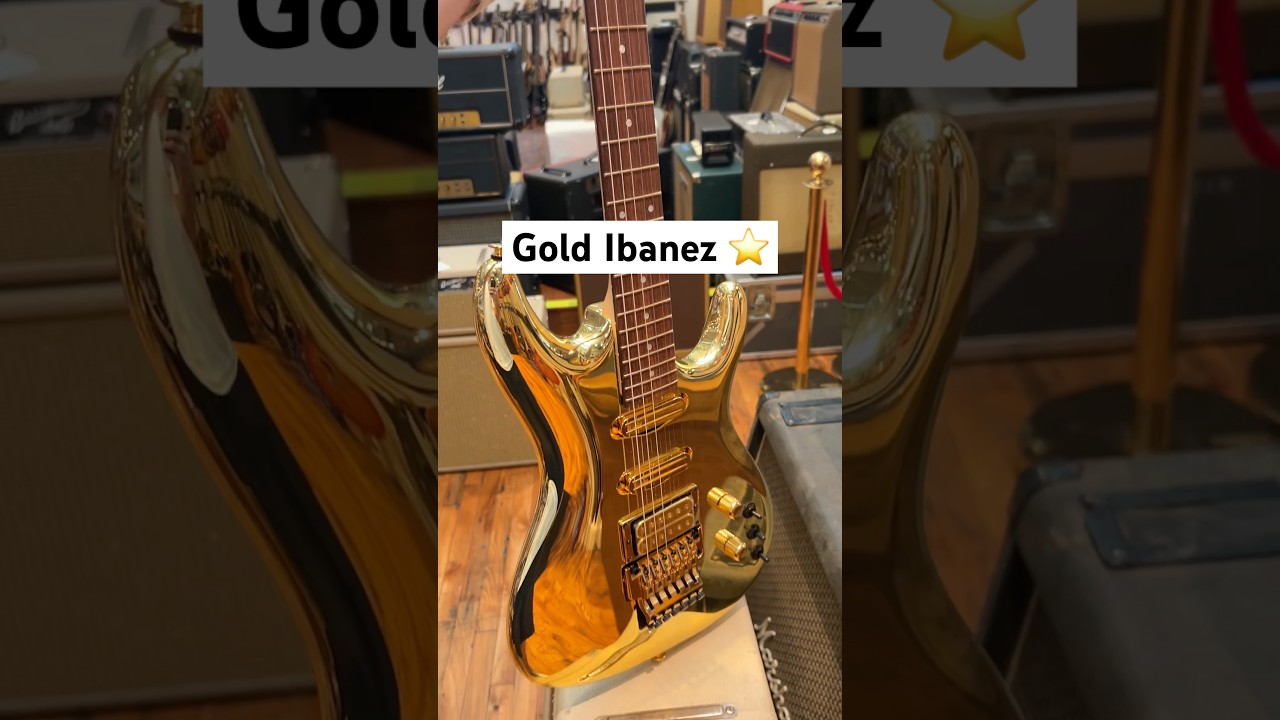 Hot or not? All gold Ibanez Joe Satriani Signature 