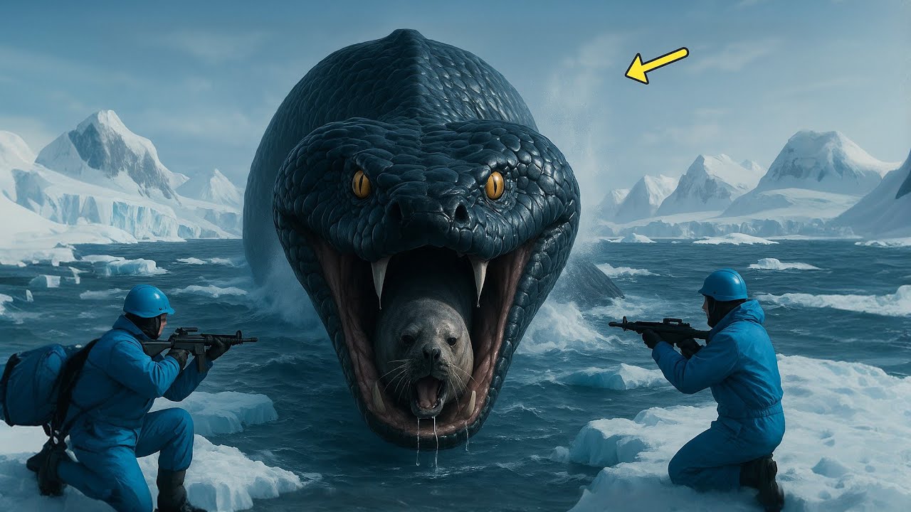heroic-rescue-team-saves-innocent-seal-from-giant-serpent-attack-youtube