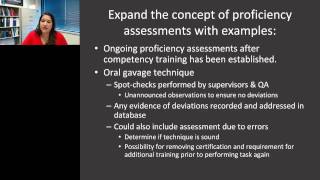 Asheley Watham, Mary Ann Vasbinder - Training and Competency Assessment