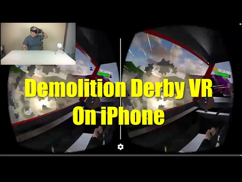 iPhone VR Game - Demolition Derby Virtual Reality Racing