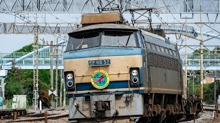 JR貨物 EF66-52 広島車両所公開ヘッドマーク付き 5093レ 吹A35 0番台ロクロク @横浜羽沢~相模貨物