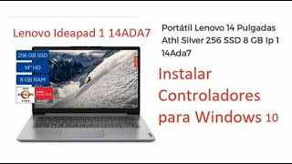 Lenovo ideapad 1 14ADA7 Instalación de controladores para Windows 10 by SERVICIOS TECNICOS EN SISTEMAS 461 views 6 months ago 15 minutes