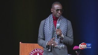 'The spikes of justice rolled over me': Member of Central Park Five shares story at RIC