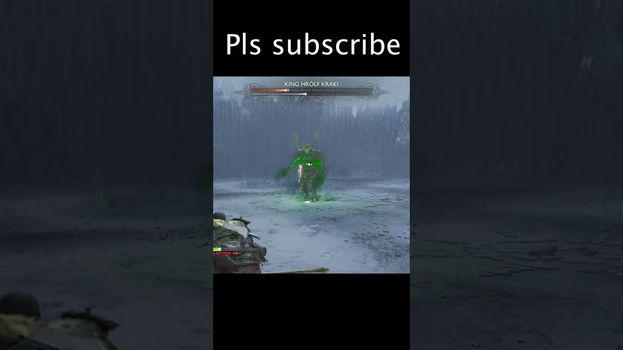 God of War Ragnarök ps5 kratos vs King Hrolf Kraki Boss Fight