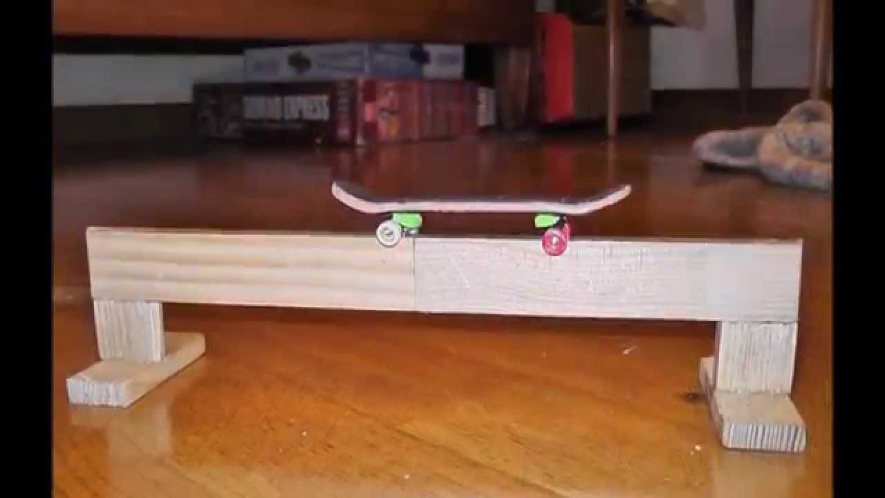fabriquer un rail de finger skate YouTube
