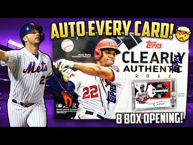 CLEARLY NOT WORTH IT! 😕 2022 Topps Clearly Authentic - YouTube
