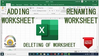 How To Insert, Rename, Delete  Worksheet in Ms Excel