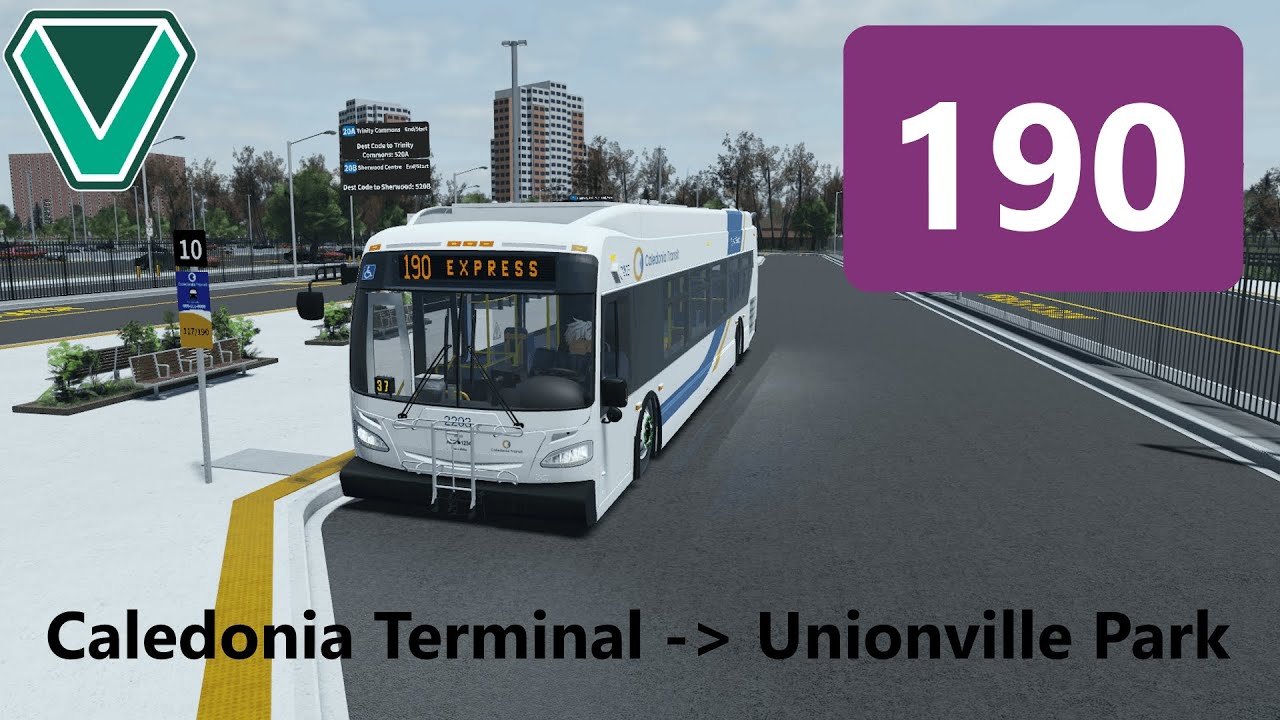 190 | Unionville Express to Unionville Park | VAMOS Bus Simulator