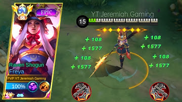 THE NEW HACK LIFESTEAL BUILD IS HERE😱 | FREYA BEST BUILD 2023 | MUST WATCH | MLBB