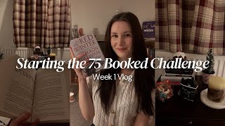 Starting the 75 Booked Challenge | reading a new fantasy ARC + cosy winter nights 🐺📚