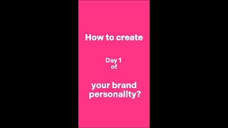 Brand personality