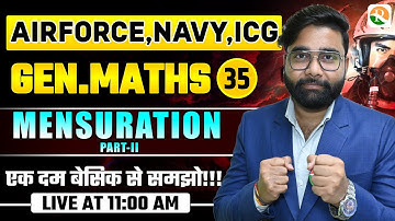 VIRAT Batch / Mensuration # 02 / Gen. Maths for Airforce Navy ICG / Maths Classes 2025