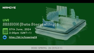 HDSC Spring '24  Live Coding Session for the Data storytelling track (Stage E) 1