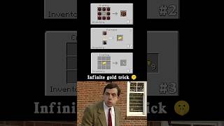 Minecraft infinite gold trick