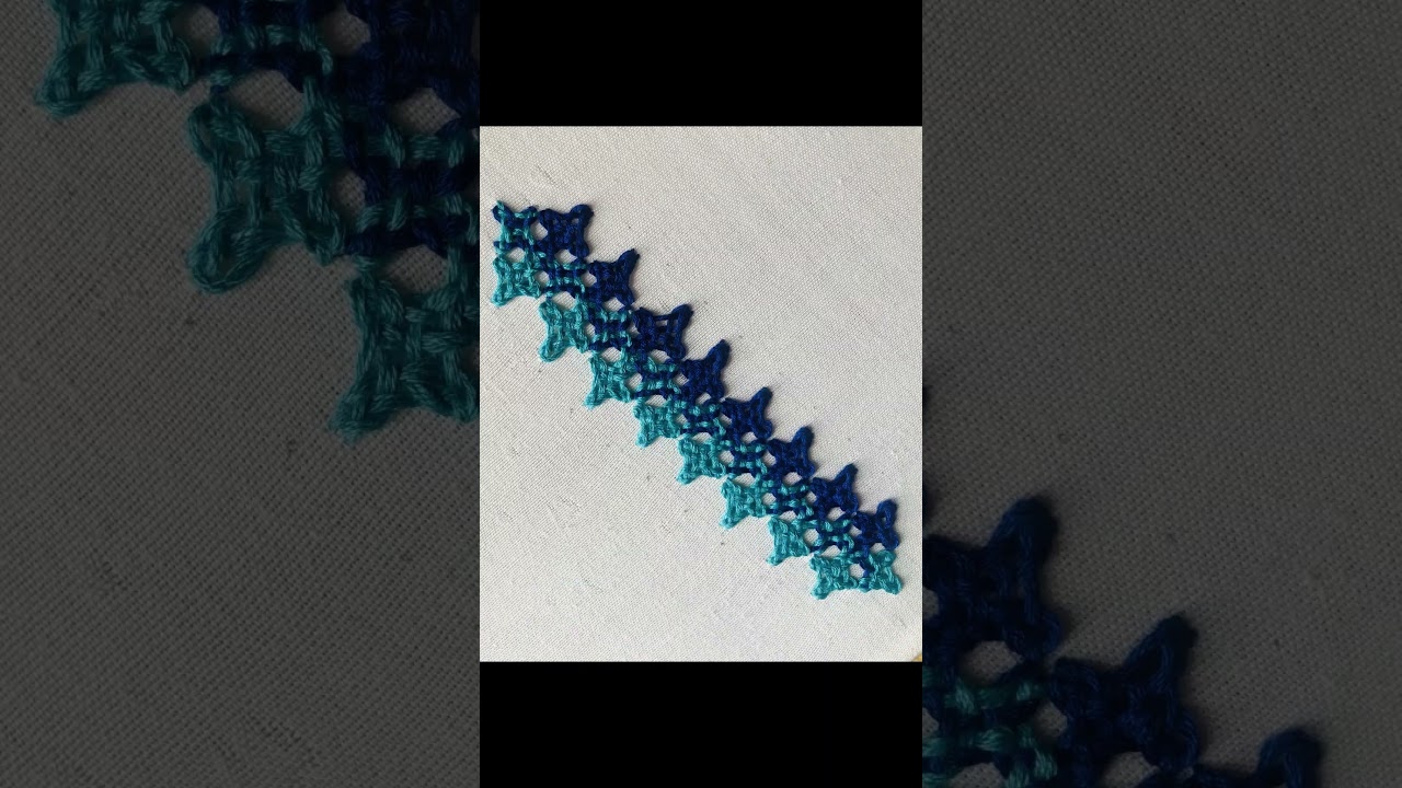 Sindhi tanka Embroidery stitch handmade stitch 