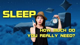 How much sleep do you really need? #questionanswer #sleepbetter #healthyliving