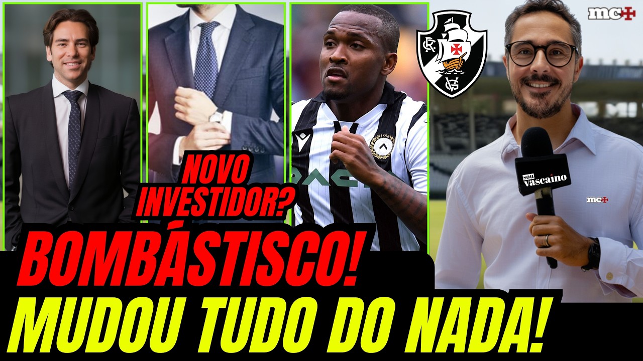 BOMBA! NOVO INVESTIDOR ENTROU NA BRIGA  PRA COMPRAR O VASCO! ZAGUEIRONDE ALTÍSSIMO NÍVEL FECHANDO?