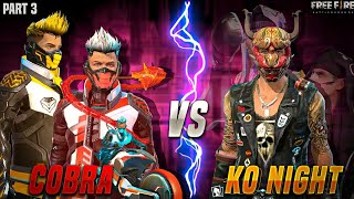 COBRA VS KO NIGHT(AMBARA) || PART 3 || COBRA IS BACK || FREE FIRE SHORT ACTION MOVIE || RISHI GAMING