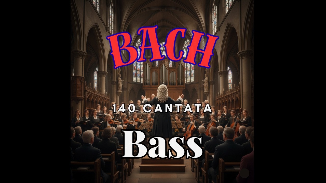 Bach Cantata 140 Bass Wachet auf, ruft uns die Stimme/Sleepers wake! loud sounds the warning