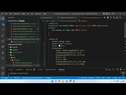 Styling buttons in angular part-2