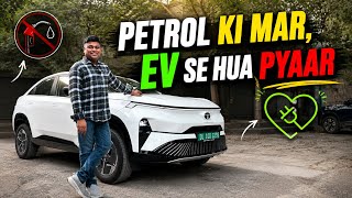 Petrol Price 📈 Tata Curvv EV 55Kwh Ownership Review - Kitne Khush hain apni pehli electric car se? 