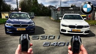 BMW 5 Series REVIEW 530i vs 540i POV Test Drive on AUTOBAHN by AutoTopNL