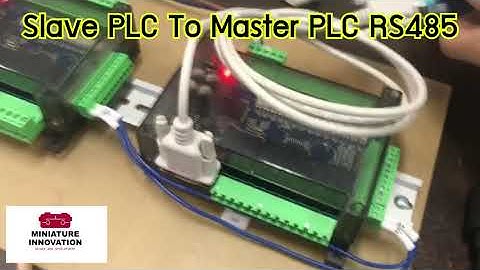 FX3U PLC Slave To PLC Master by MODBUS RS485 : miniature innovation