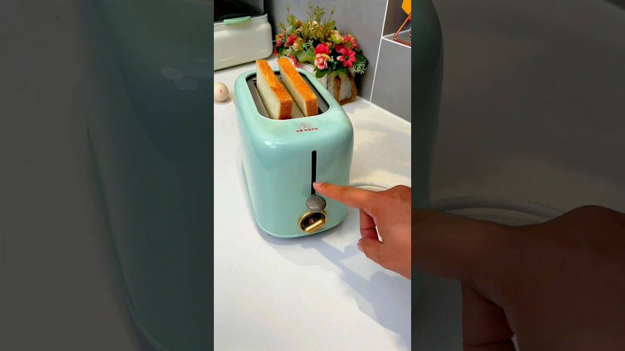 🍞 Vintage Green Toaster | 2-Slice Automatic Breakfast Maker! 🥪🔥 