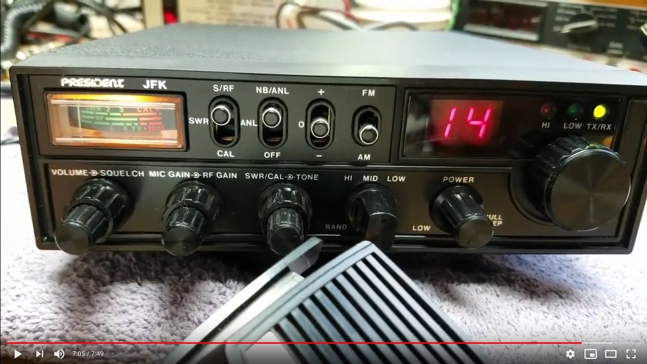 President JFK Export CB Radio YouTube