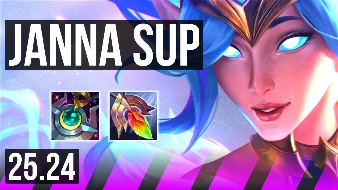JANNA & Yunara vs NAUTILUS & Aphelios (SUP) | Good KDA: 3/1/21 | EUW Master | 25.24
