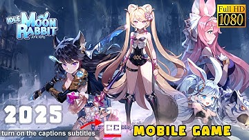 Gameplay: Idle Moon Rabbit AFK RPG #6 | Android Games Download | c o d e personajes
