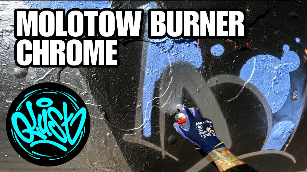 Graffiti 🔥 Testing Molotow Burner Chrome 🔥 Can Control