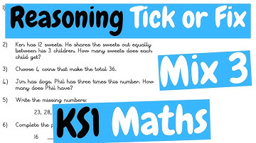 KS1 Maths - Reasoning - Mix 3