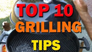 TOP 10 | Charcoal Grilling Tips for Beginners